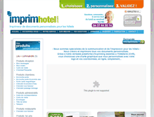 Tablet Screenshot of imprimhotel.com